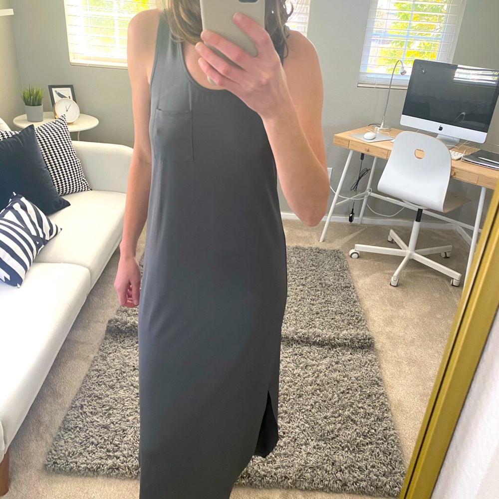 Grey Maxi Dress